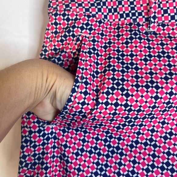 Lady Hagan Maximal Print Golf Athletic Short Size 6 Bermuda Sporty Activewear - Picture 4 of 9